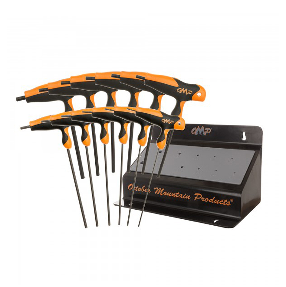 OMP ALLEN WRENCHES SETS PRO SHOP BENCH HEX WRENCH SET WITH STAND (12pc)