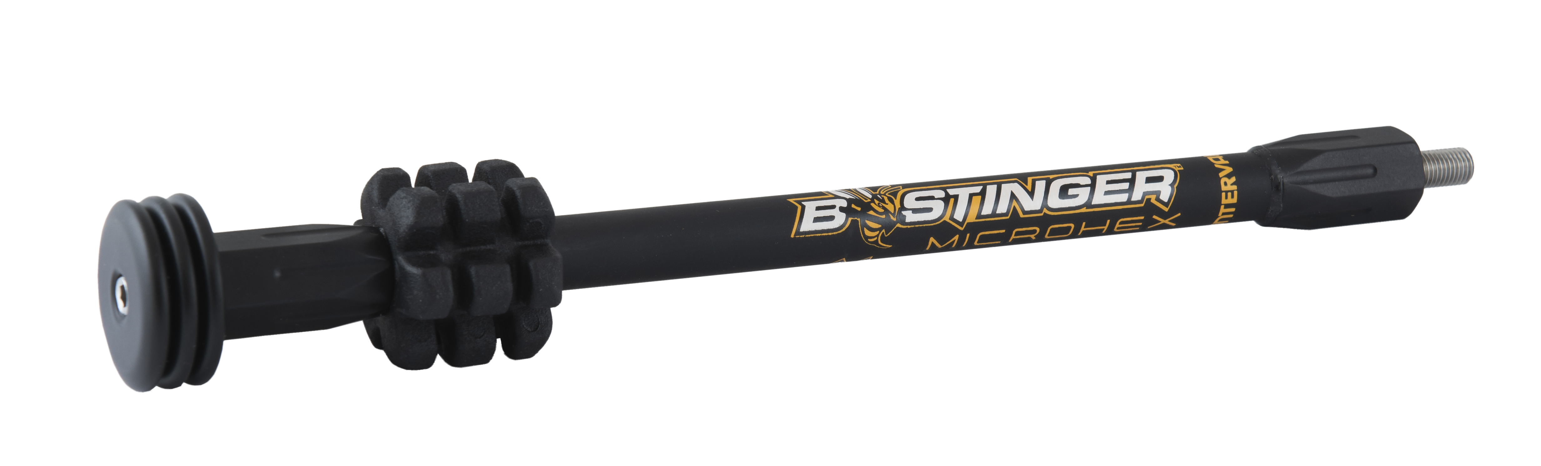 BSTINGER B-STINGER MICROHEX 10" MATT SCHWARZ MIT 3oz GEWICHTE JAGD & 3D STABILISATOR