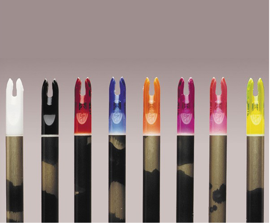 AAE CONVENTIONAL NOCKS PLASTINOCK Green 1/4" 100/PK