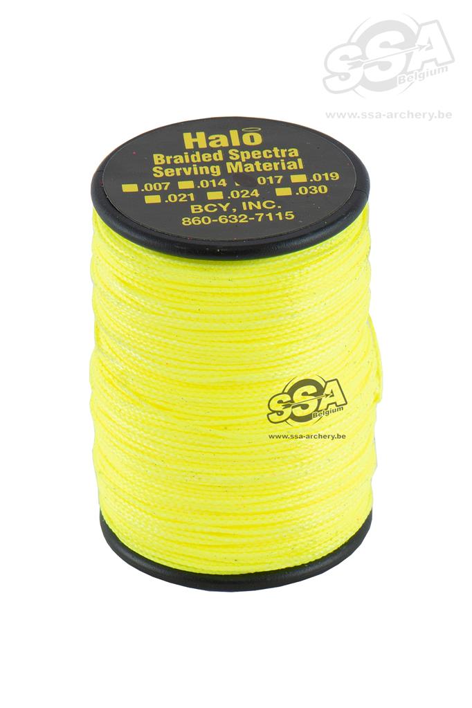 BCY BRAIDED HALO 021 - 1LBS FLUOR GELB WICKLUNGSMATERIAL
