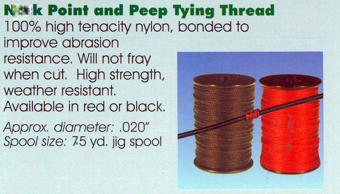 BCY NOCK POINT TYING THREAD 020 JIG