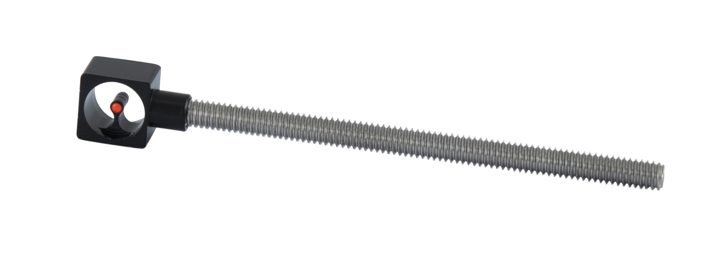 AVALON SQUARE ALUMINUM with RED FIBER OPTIC SIGHT PIN