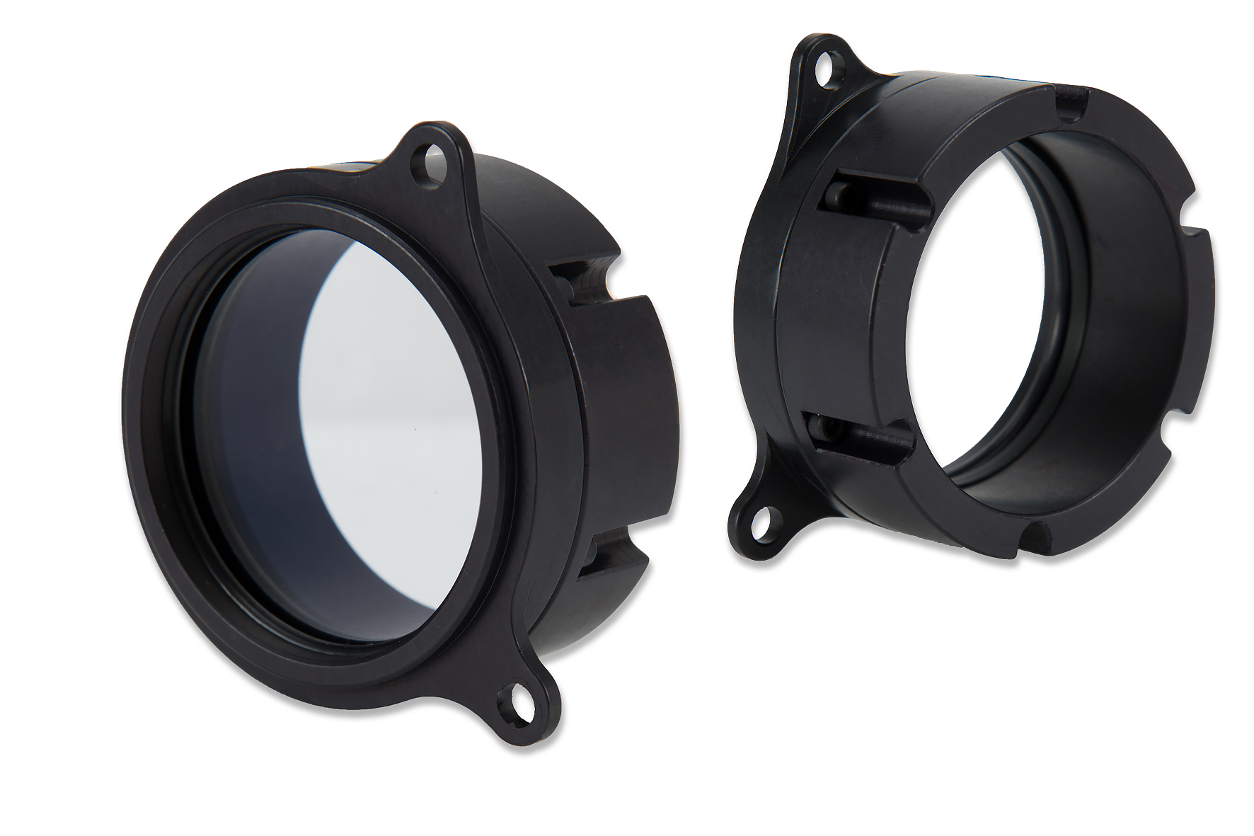 BLACKGOLD SCOPE LENSES KIT W/ SHUNSHADE 2X - 1 3/4" SIGHT HOUSING RH