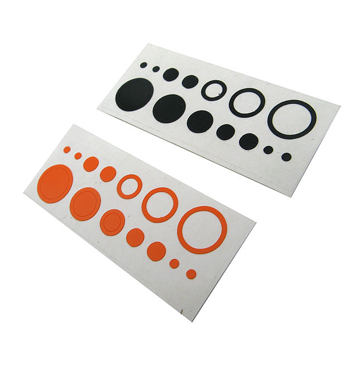 MYBO TEN ZONE - LENS DECALS - 1X ORANGE/ 1X BLACK SCOPE PART