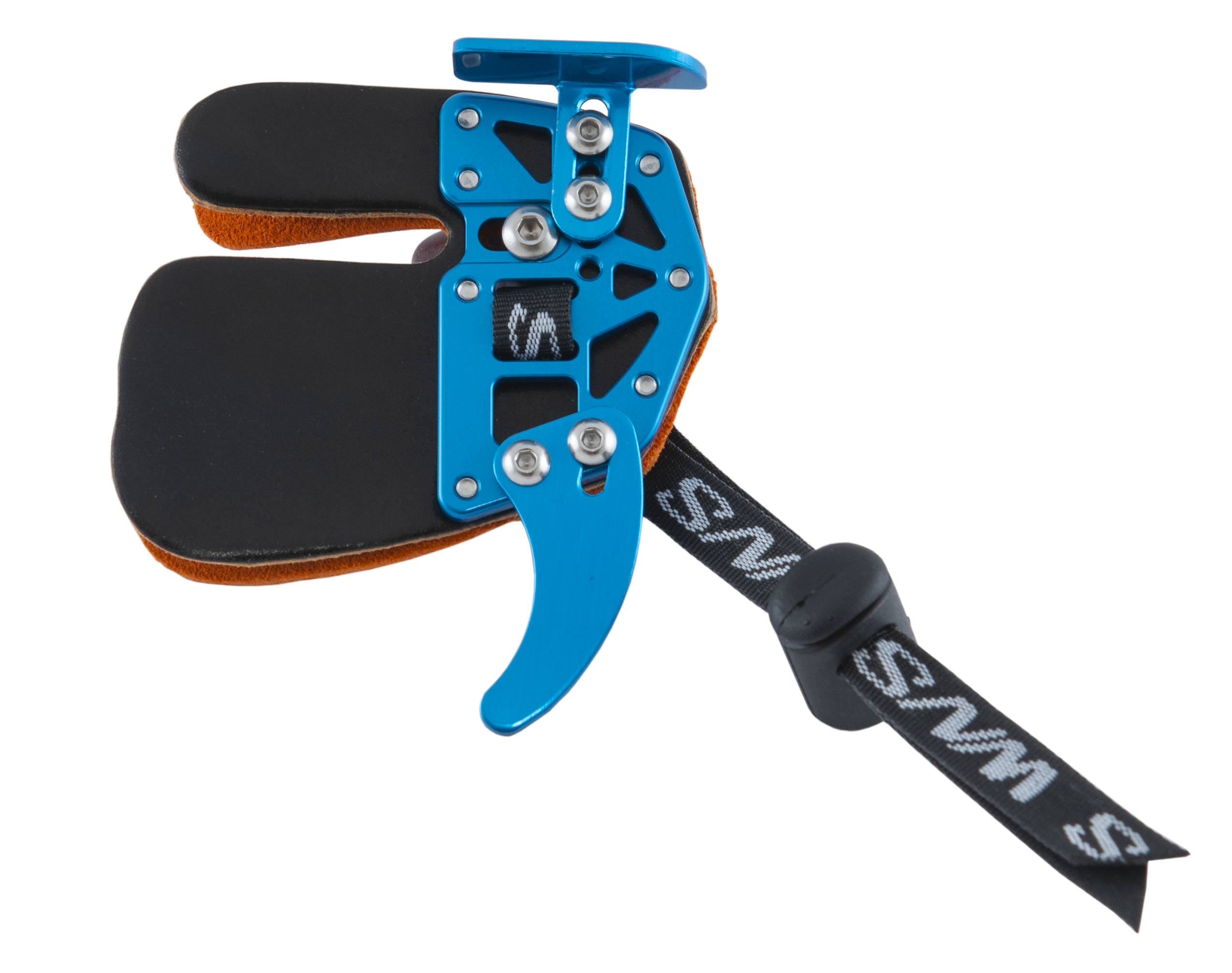 WNS OLYMPIC RECURVE TAB WITH ANCHOR PAD CORDOVAN LEATHER