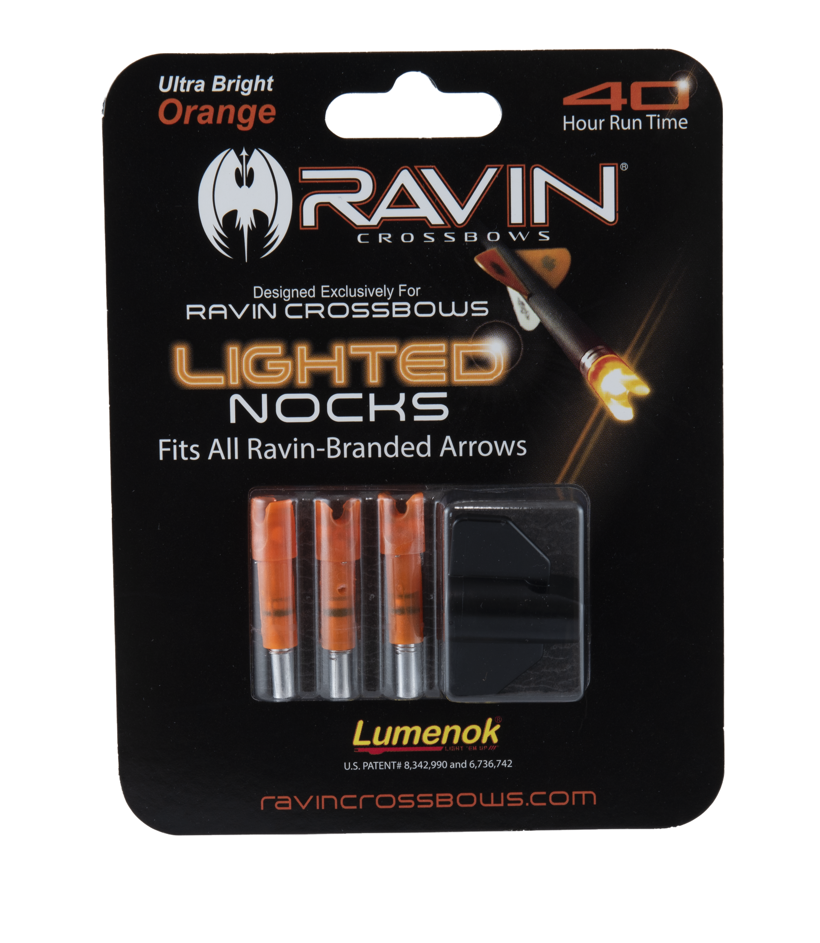 RAVIN LEUCHT-NOCKEN ORANGE FÜR RAVIN PFEILE NUR 3/PK