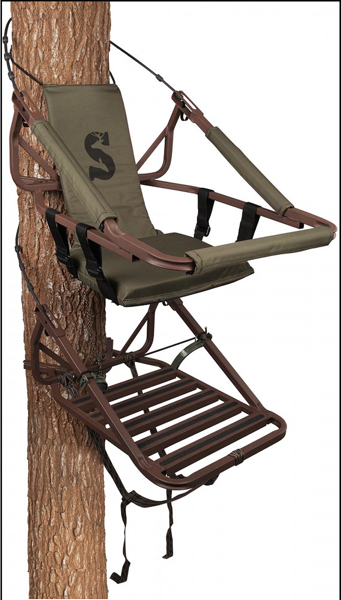 SUMMIT TREESTAND CLIMBER VIPER STEEL 13.2KG CLOSED FRONT