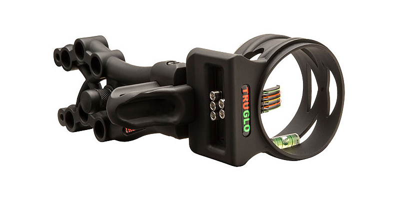 TRUGLO JAGD & 3D VISIERE CARBON XS XTREME / .019 / 5PIN / LED LICHT / SCHWARZ