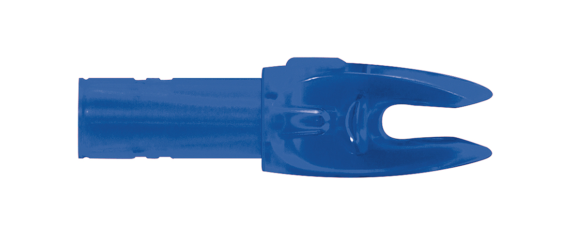 EASTON NOCKS "H" LARGE GROOVE BLUE 12/CLAM PK