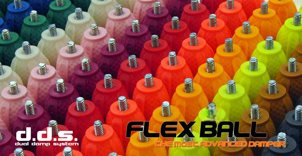 FLEXARCHERY STABILISATOR-DÄMPFER FLEX-BALL 2.0 1/4-1/4