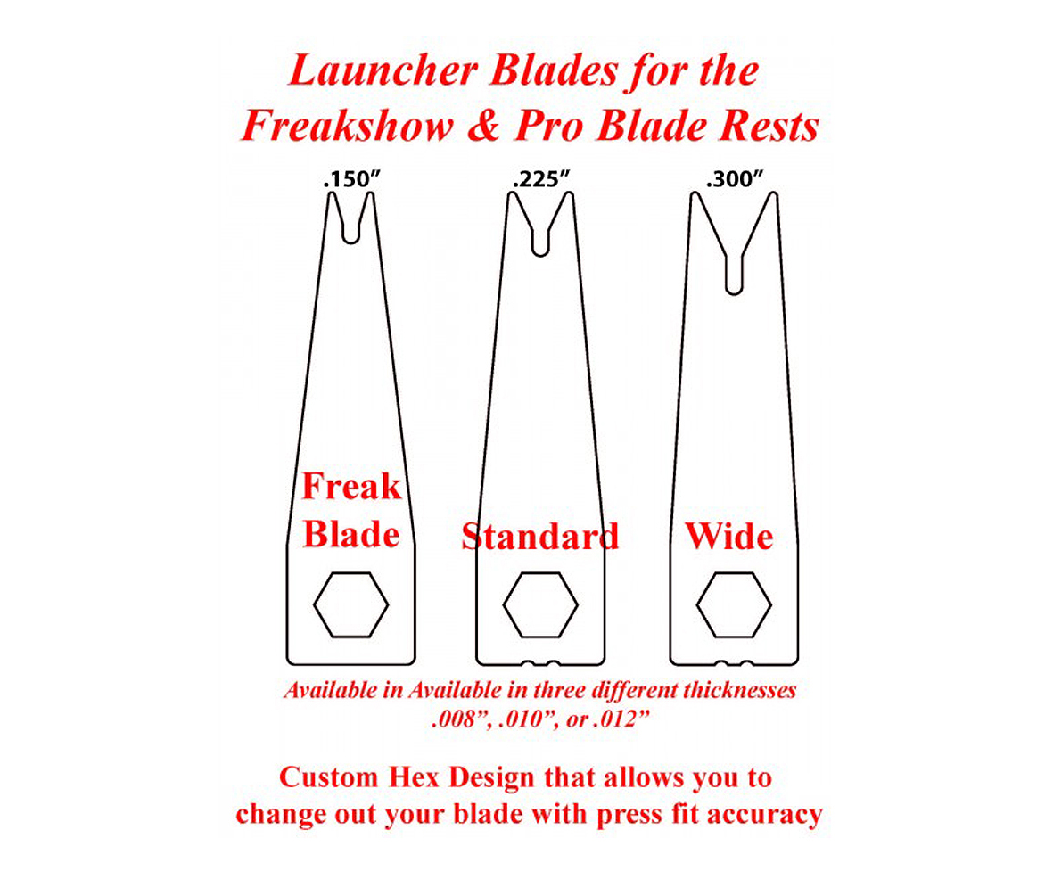 AAE COMPOUNDBOGEN AUFLAGEN TEILE LAUNCHER PRO BLADE FREAK