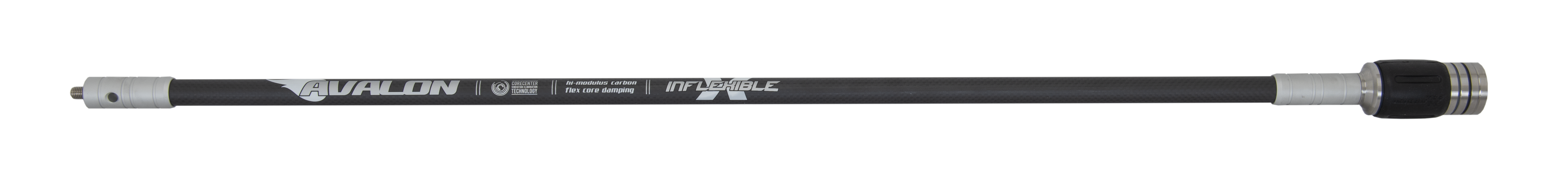 AVALON TARGET STABILIZERS LONG ROD 16mm INFLEXIBLE DOUBLE CORE 30" w/ DAMPER