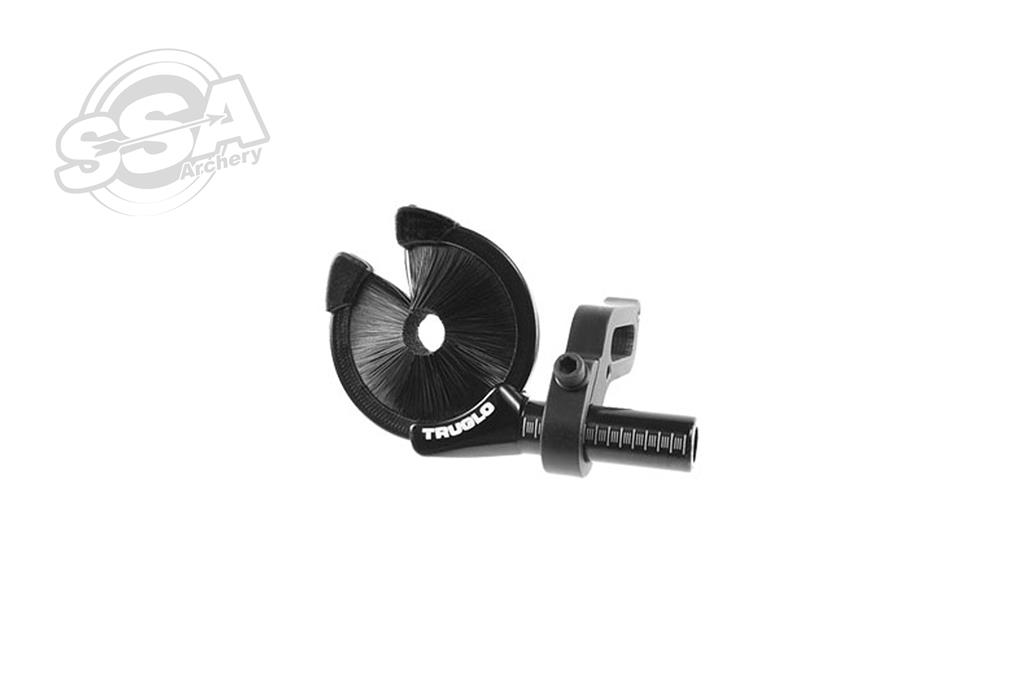 TRUGLO EZ Full Containment Brush RH/LH schwarz Pfeilauflage