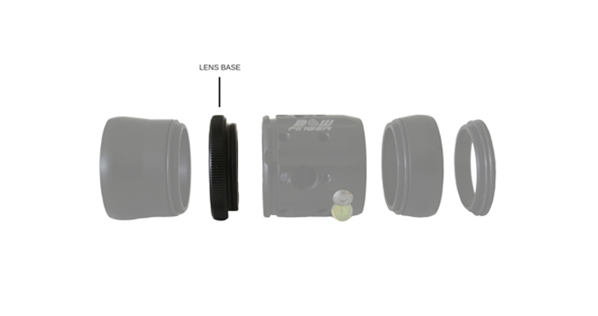 BOWFINGER LENS BASE FOR 20/20 SCOPE 30mm