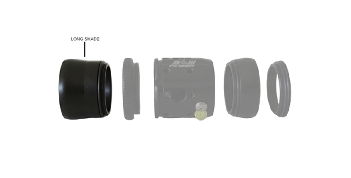 BOWFINGER LONG SHADE FOR 20/20 SCOPE 30mm