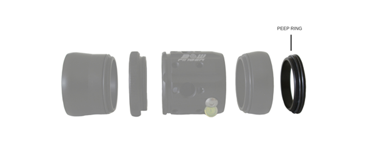 BOWFINGER PEEP RING FOR 20/20 SCOPE 30mm