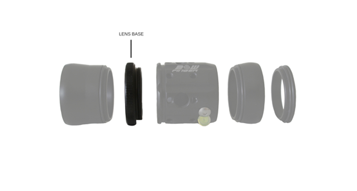 BOWFINGER LENS BASE FOR 20/20 SCOPE 40mm