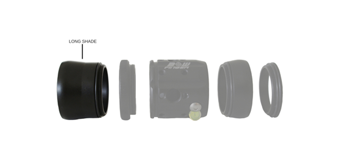 BOWFINGER LONG SHADE FÜR 20/20 SCOPE 40mm