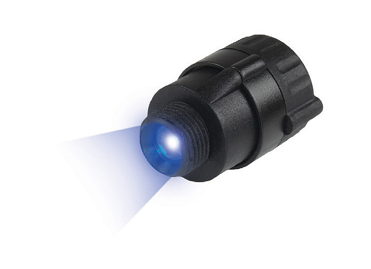 TRUGLO TRU-LITE PRO BLAUES LED VISIERLICHT INKL. ADAPTER