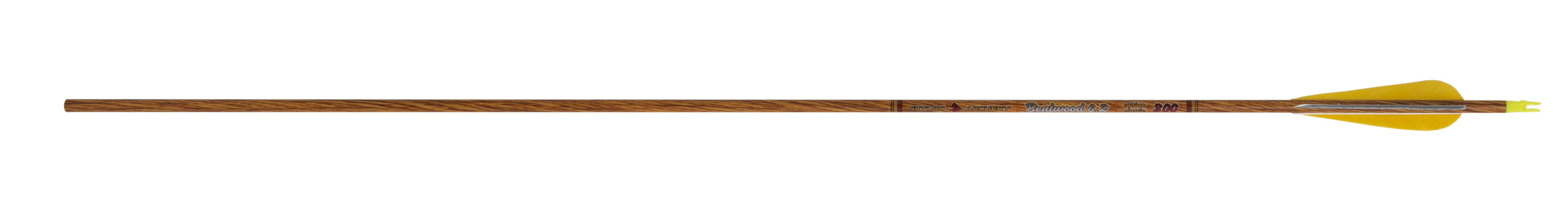 SKYLON ARROW BENTWOOD ID6.2 / 33" FEATHER 4" / IN-NOCK / INSERT 12/PK