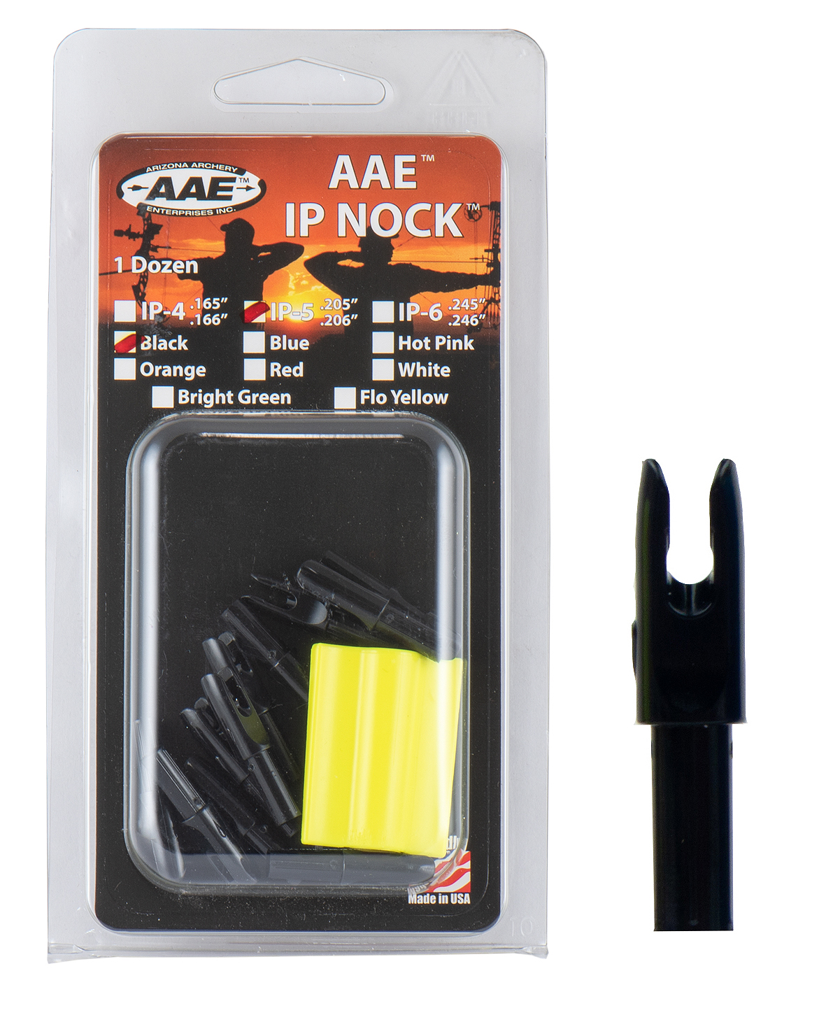 AAE INNERFIT NOCKS IP-4 / .165" 12/PK