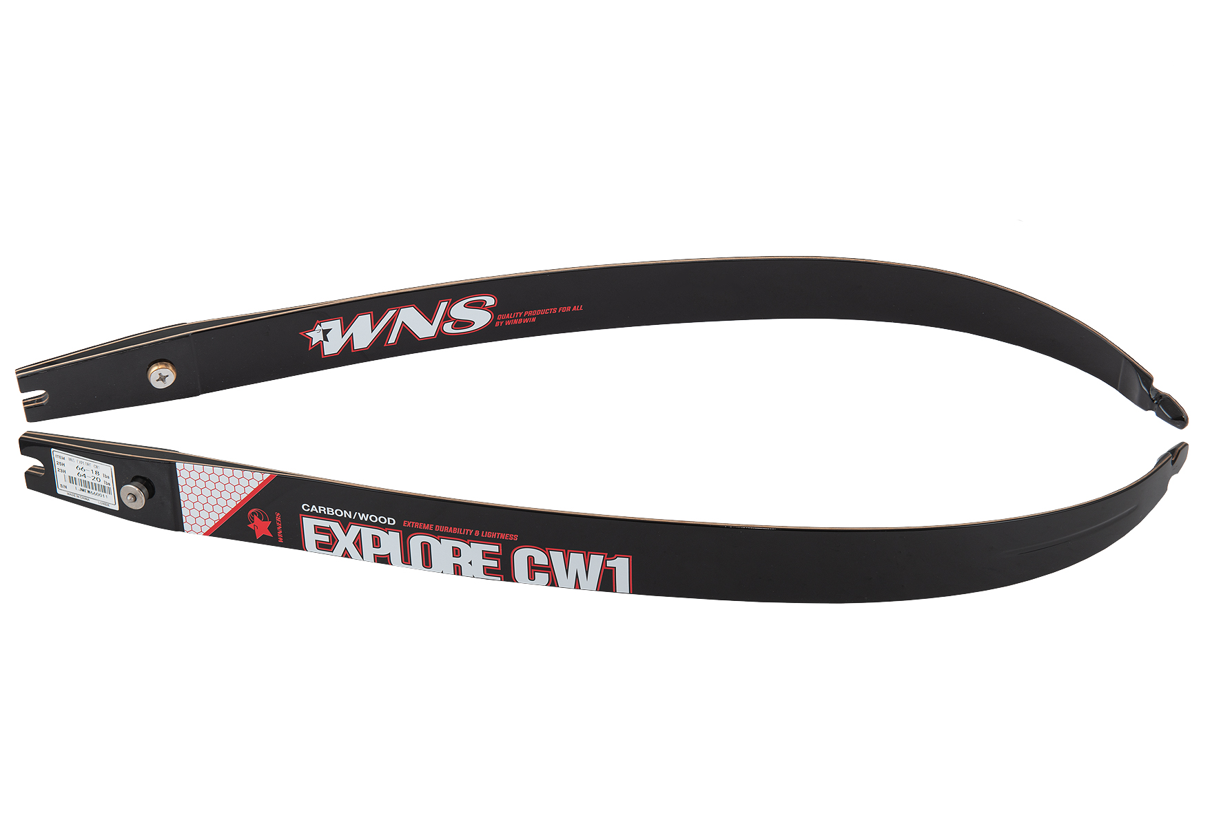 WNS LIMBS CARBON WOOD EXPLORE-CW1 25" LBS