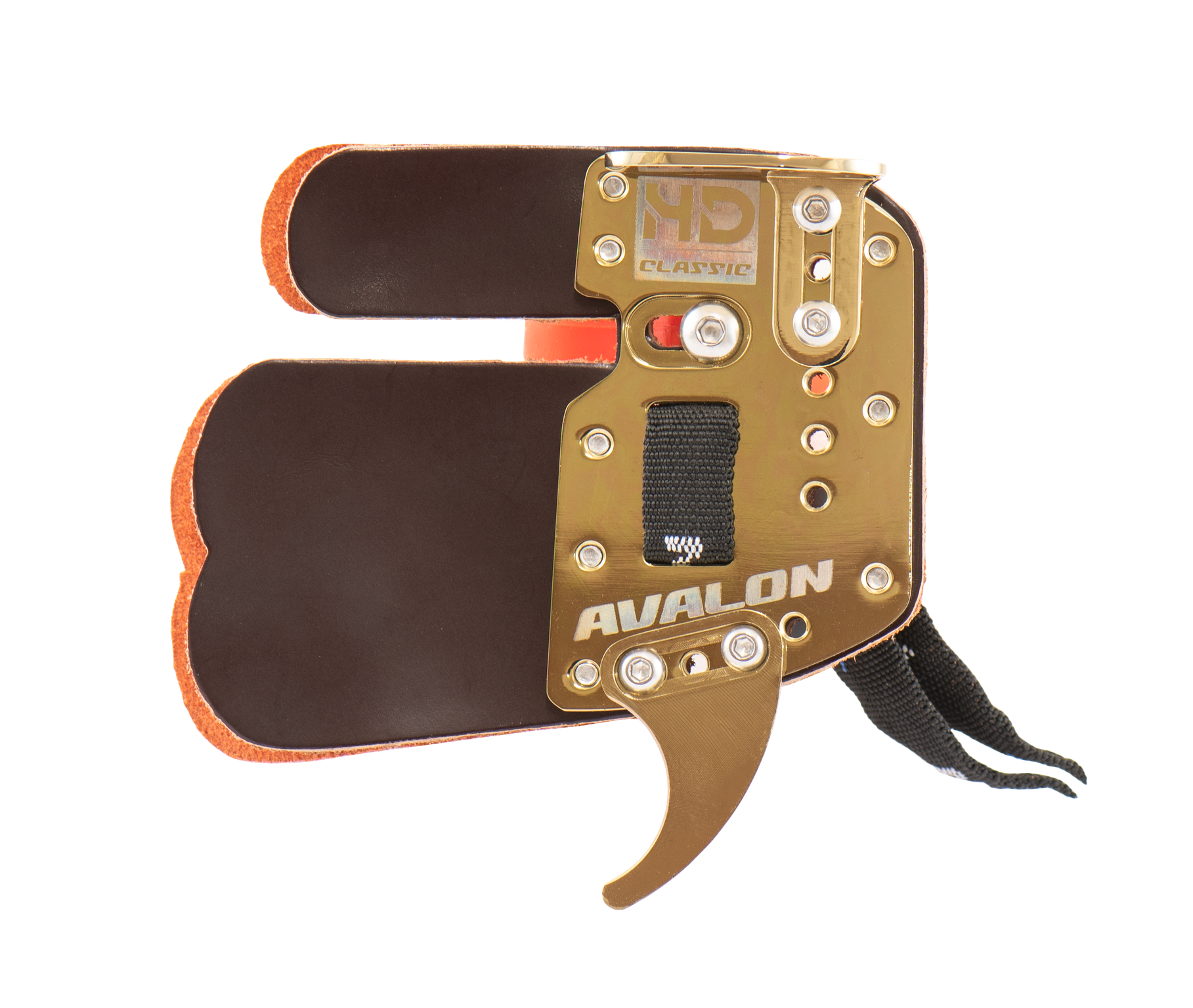 AVALON OLYMPIC RECURVE TAB CLASSIC HD BRASS WITH PRIME LEATHER LH