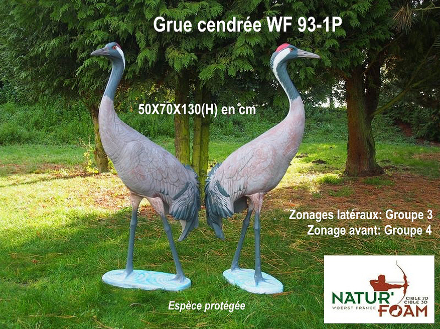 NATUR FOAM 3D-ZIEL ROTKRONENKRANICH