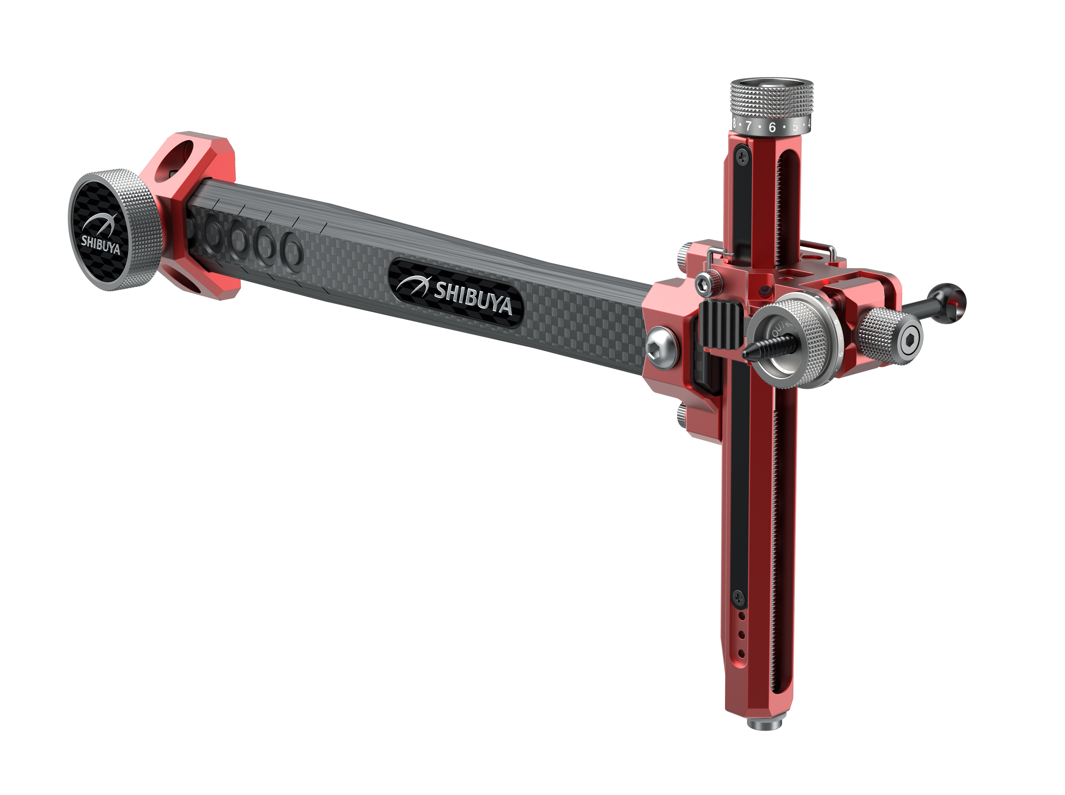 SHIBUYA RECURVE VISIERE ULTIMA RC PRO 520-9-A EINZEL MONTAGE