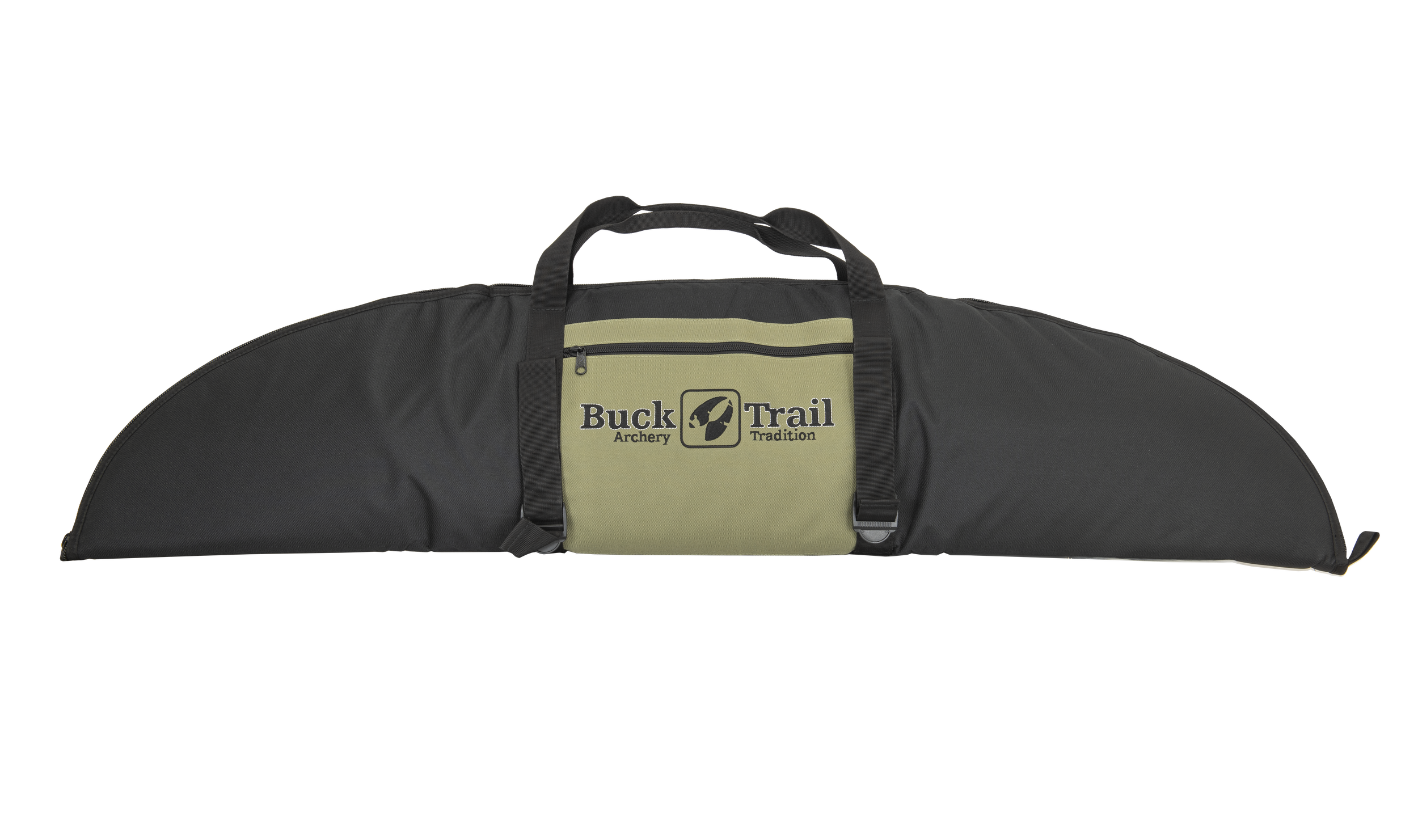 BUCK TRAIL TRADITIONELLE SOFTCASE HORSEBOGEN 130CM x 30CM SCHWARZ/GRÜN MIT PFEILKÖCHER GURTE