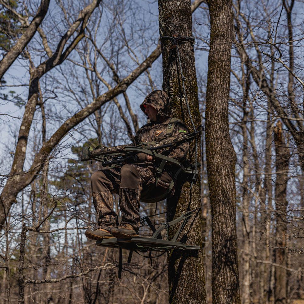 SUMMIT TREESTAND CLIMBER VIPER SD ALU. 9KG MIT FULL BODY HARNESS REALTREE CAMO - Immagine 4
