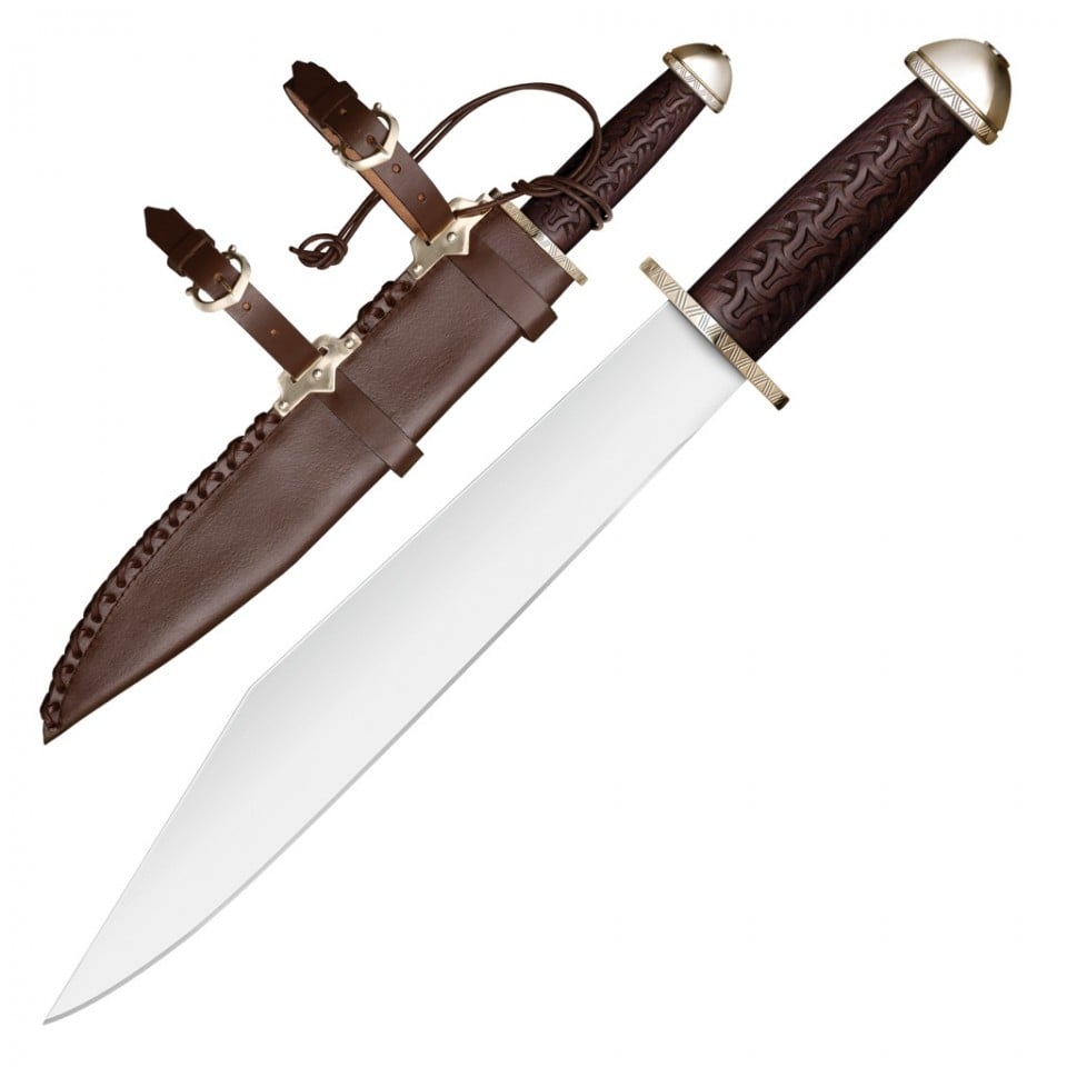 COLD STEEL MESSER FIXED BLADE CHIEFTAN'S SAX - Gesamtlänge 48cm / 624gr