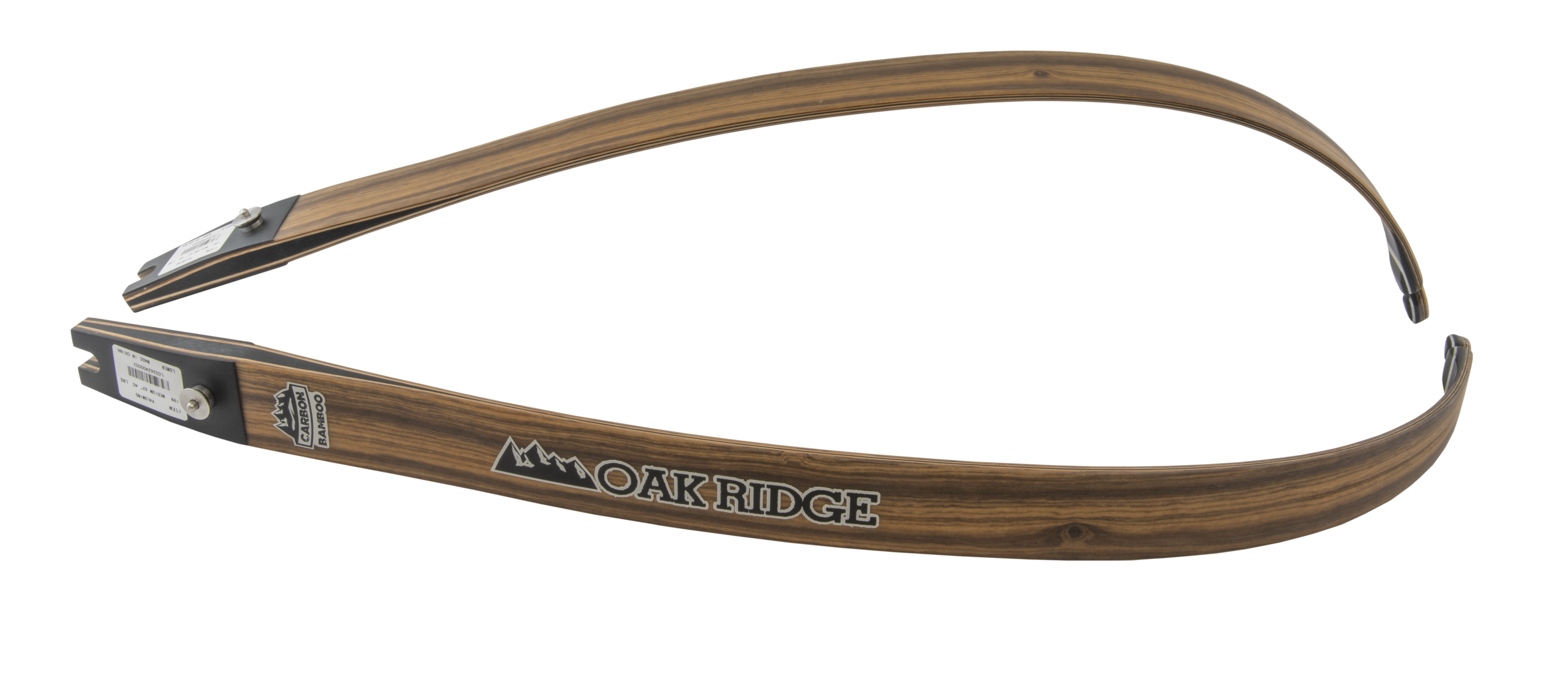 OAKRIDGE WURFARME ILF T/D JAGDBÖGEN CARBON BAMBUS 19" MITTELTEIL