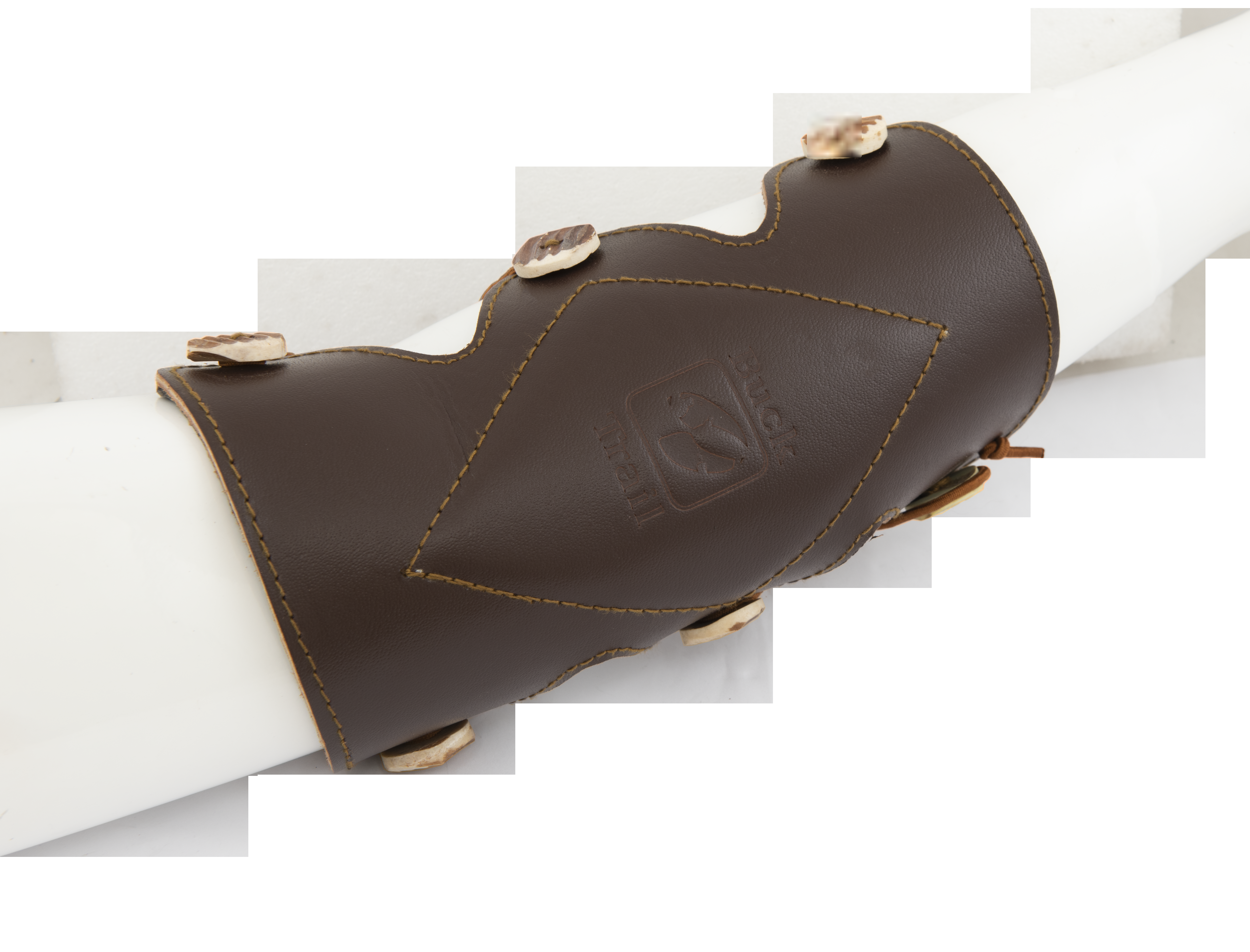 BUCK TRAIL TRADITIONAL ARMSCHÜTZER ADAMA 20cm BRAUN LEDER