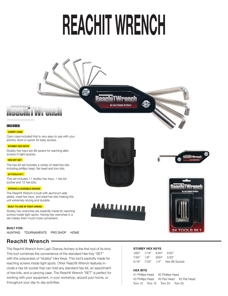 LAST CHANCE REACHIT WRENCH SET