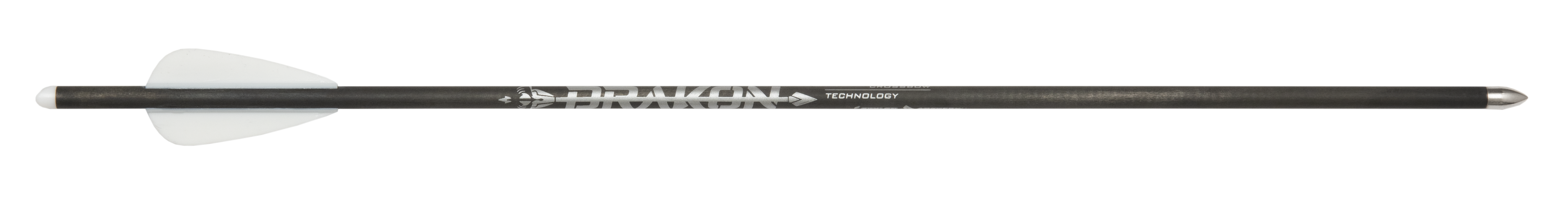 SKYLON DRAKON ARMBRUST BOLZEN CARBON - WEISSE VANES - 6/PCK