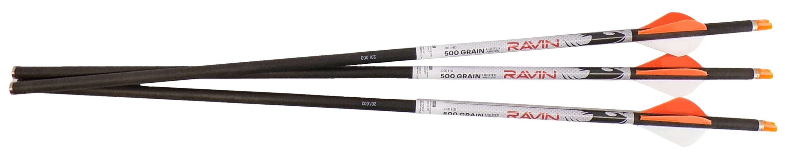 RAVIN ARMBRUST LEUCHT-BOLZEN CARBON 500GR .001 3/PACK
