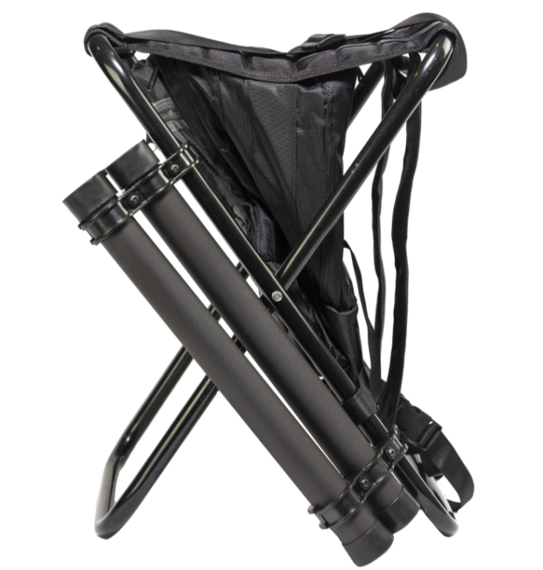 BOHNING Rucksack-Schützenhocker mit Pfeilröhren/Schirmhalter, schwarz
