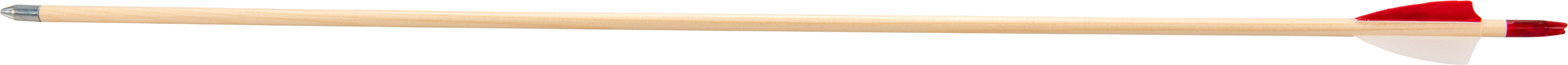 BUCKTRAIL HOLZPFEIL FICHTE KINDER 5/16 27" /FEDERN 2 1/4" /NOCKE /STAHLSPITZE 12/PK