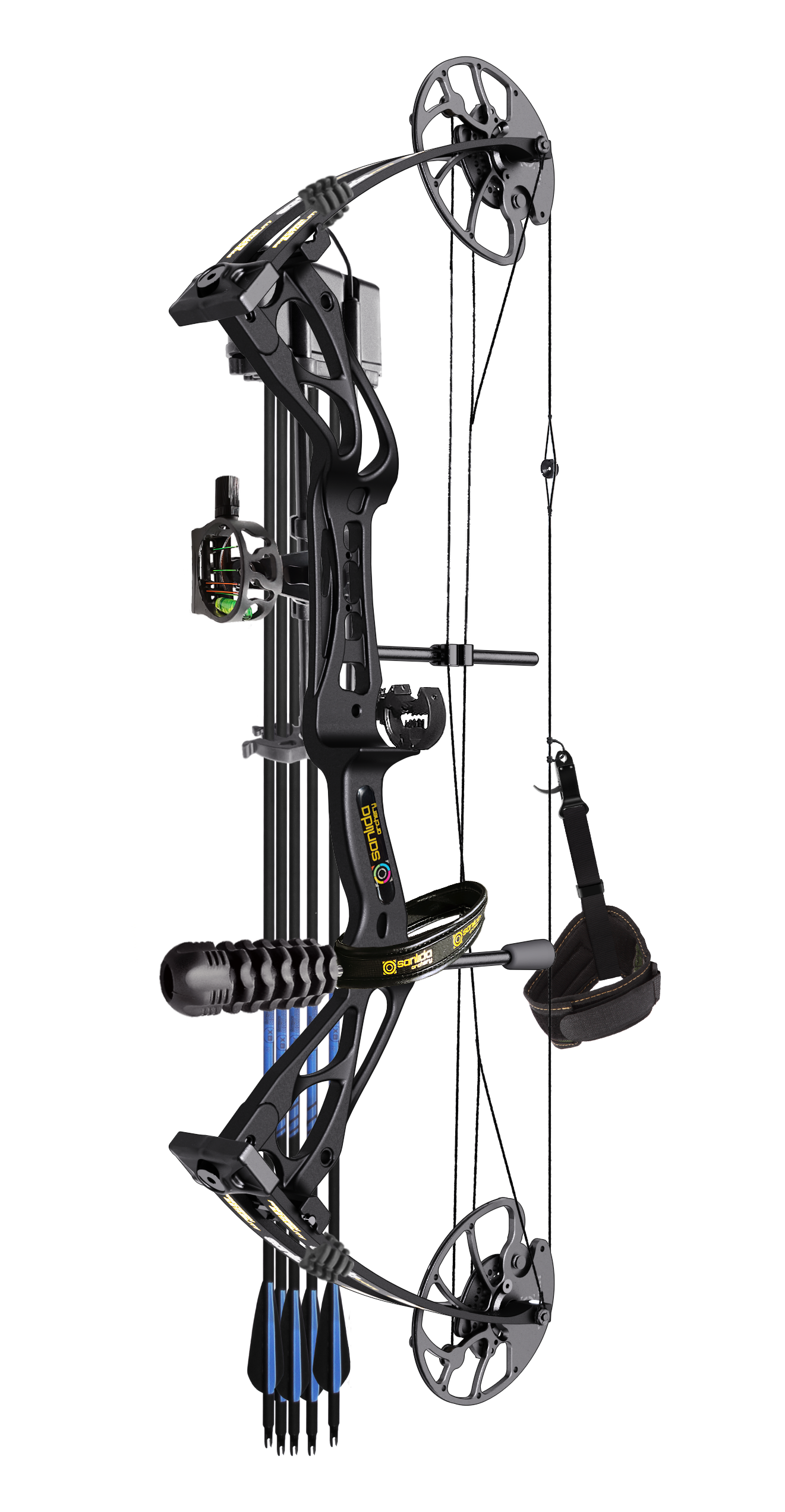 SANLIDA DRAGON X8 COMPOUNDBOGEN PRO PAKET ROTATING MOD / 10-70LBS / 18"-31" / RH /