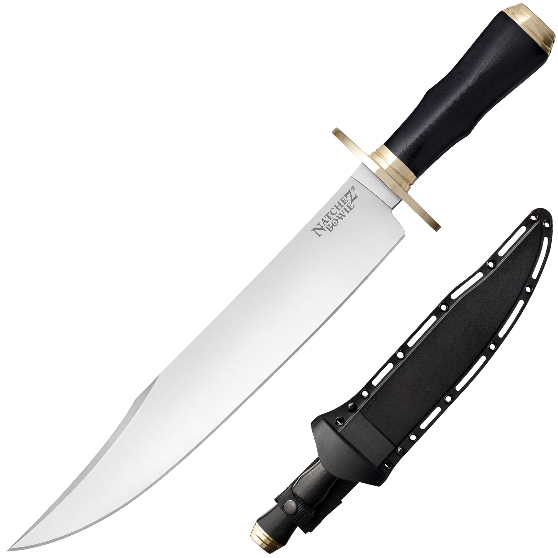 COLD STEEL FIXED-BLADE MESSER NATCHEZ BOWIE IN A-2 - overall 43.18cm
