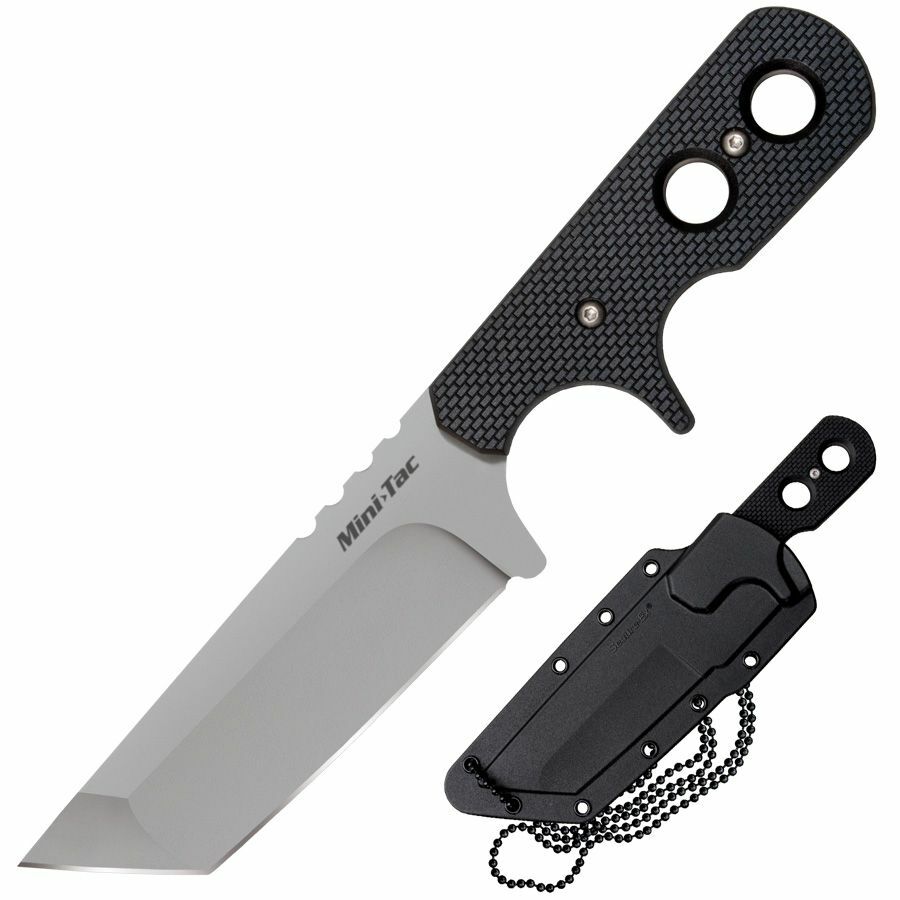 COLD STEEL FIXED-BLADE MESSER MINI TAC TANTO - Gesamtlänge 17.15cm