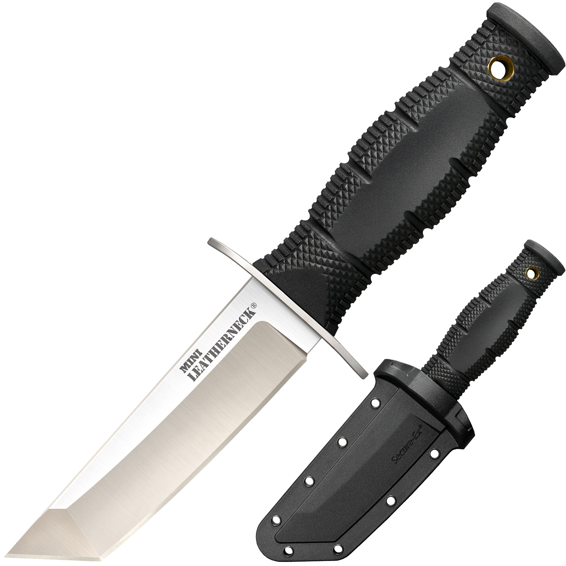 COLD STEEL FIXED-BLADE MESSER MINI LEATHERNECK TANTO - Gesamtlänge 17.15cm