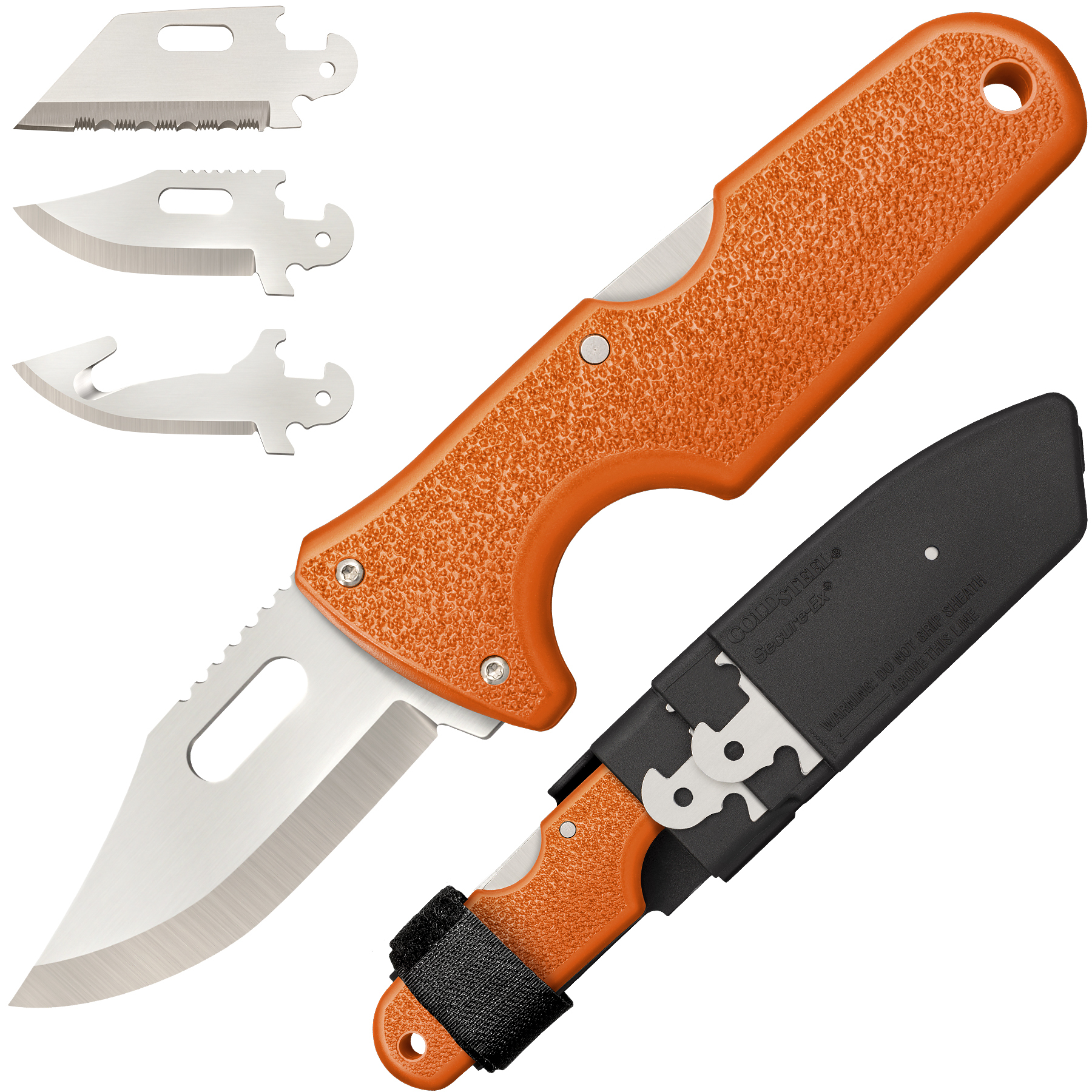 COLD STEEL FIXED-BLADE MESSER CLICK N CUT HUNTER 16.51cm