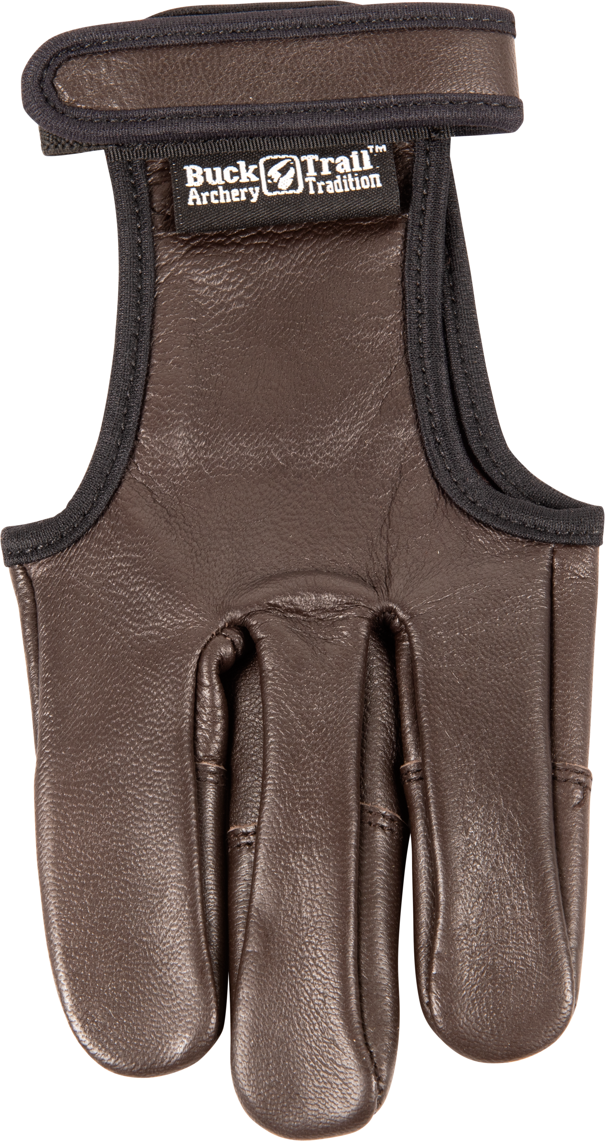 Bucktrail Schiesshandschuh Full Palm Deerskin Braun mit verstärkten Fingerkuppen
