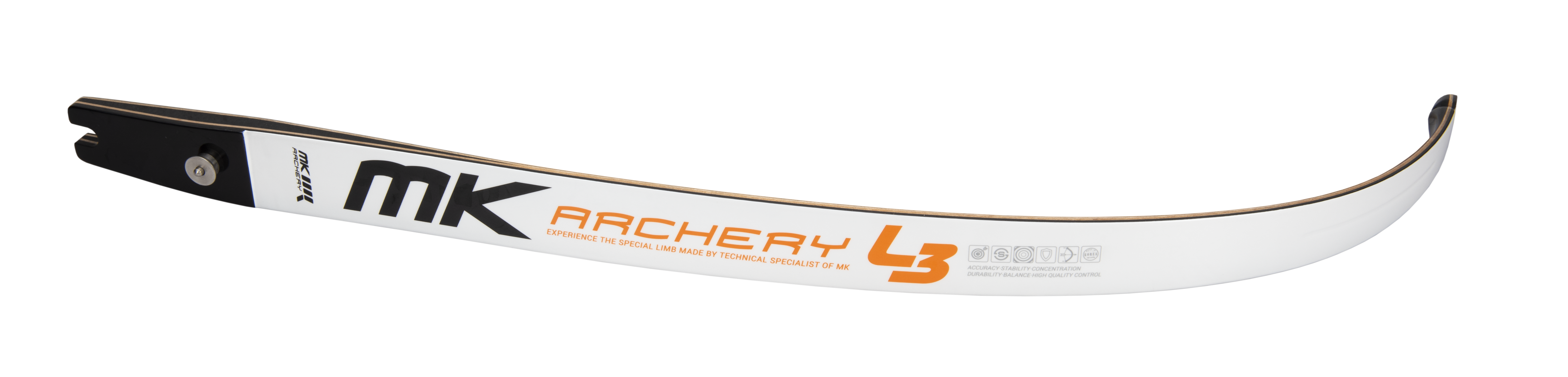 MKARCHERY MK LIMBS CARBON/WOOD L3 ILF 25"70-38 LBS 27"72-36 LBS