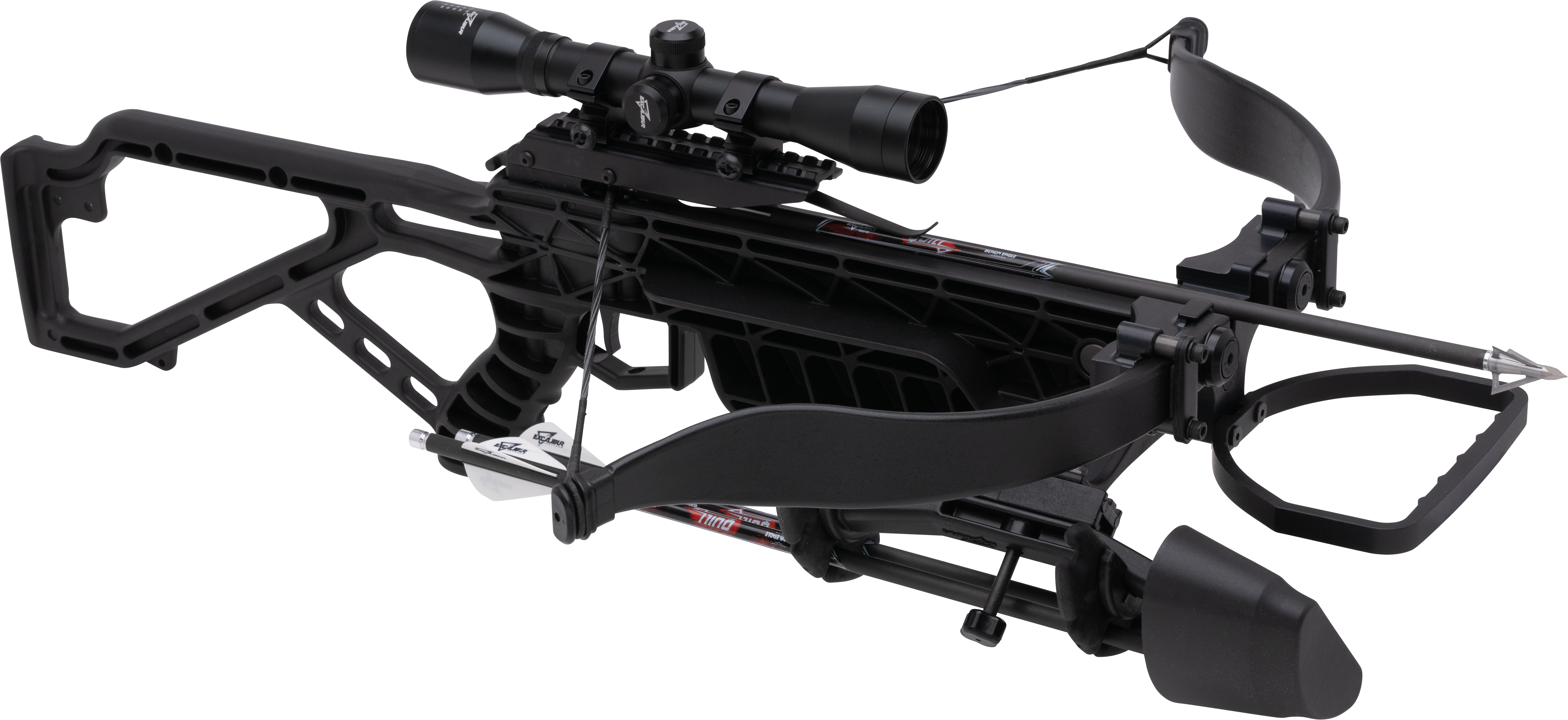 EXCALIBUR MAG AIR CROSSBOW SET BLACK w/ FIXED POWER SCOPE