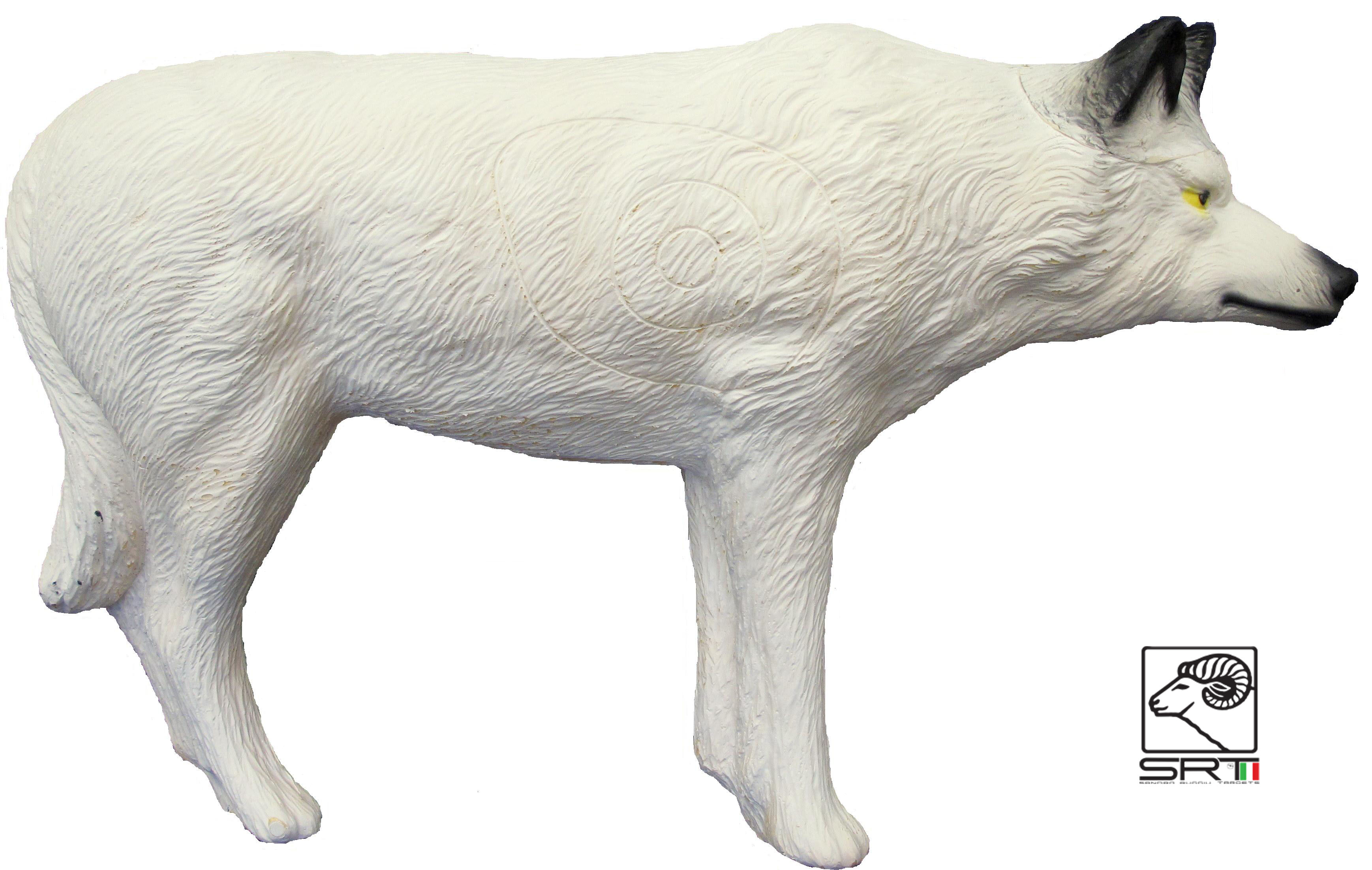 SRT 3D TARGET WHITE WOLF - GROUP 2 - L123cm H75cm