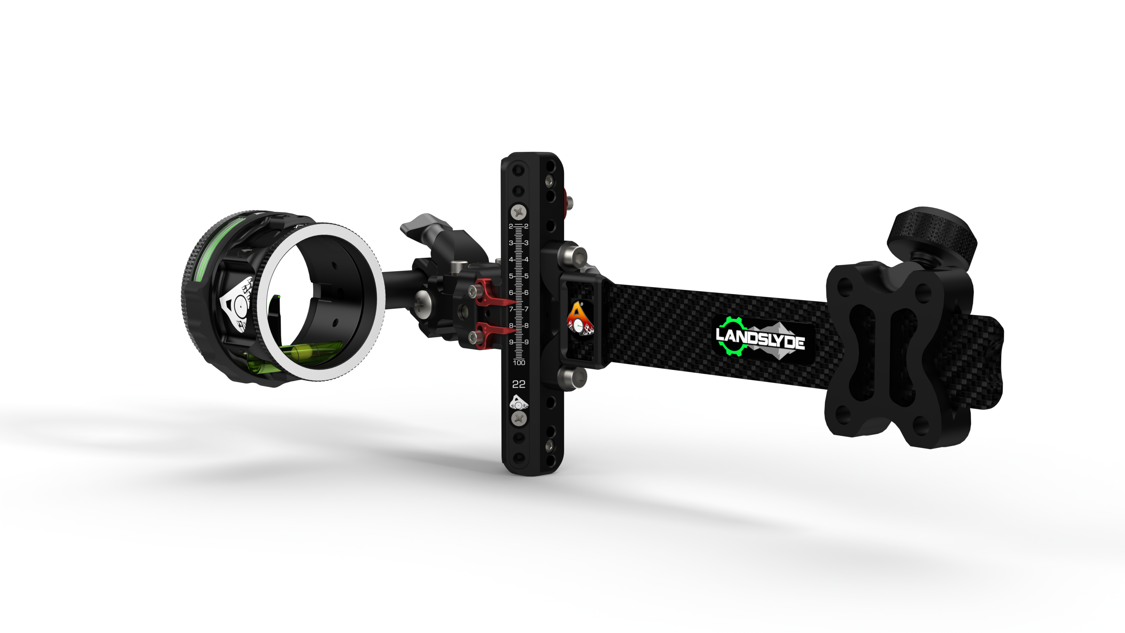 AXCEL LANDSLYDE PLUS SLIDER CARBON PRO AVX-41 ZIELFERNROHR - 1 PIN