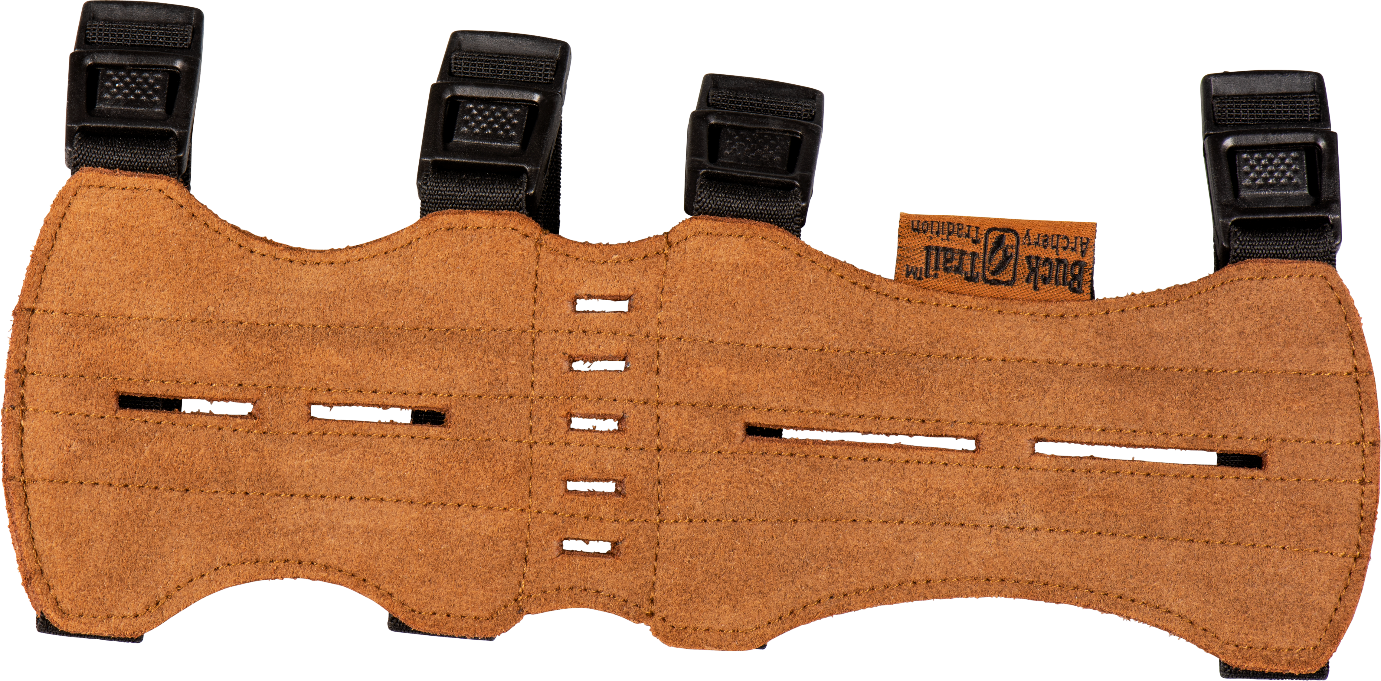BUCKTRAIL Traditioneller Armschutz Double Pecan Wild Leder